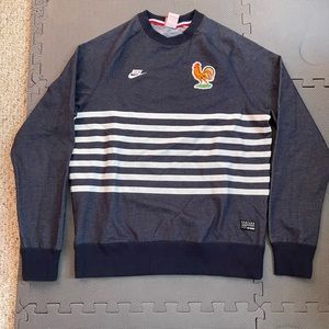 NIKE CREWNECK FRENCH FOOTBALL FEDERATION SIZE L